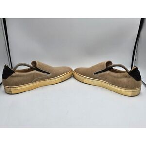 Robert Graham Rolo Slip On Mens 8.5 Tan Calf Hair Gold Good Italian Sneaker
